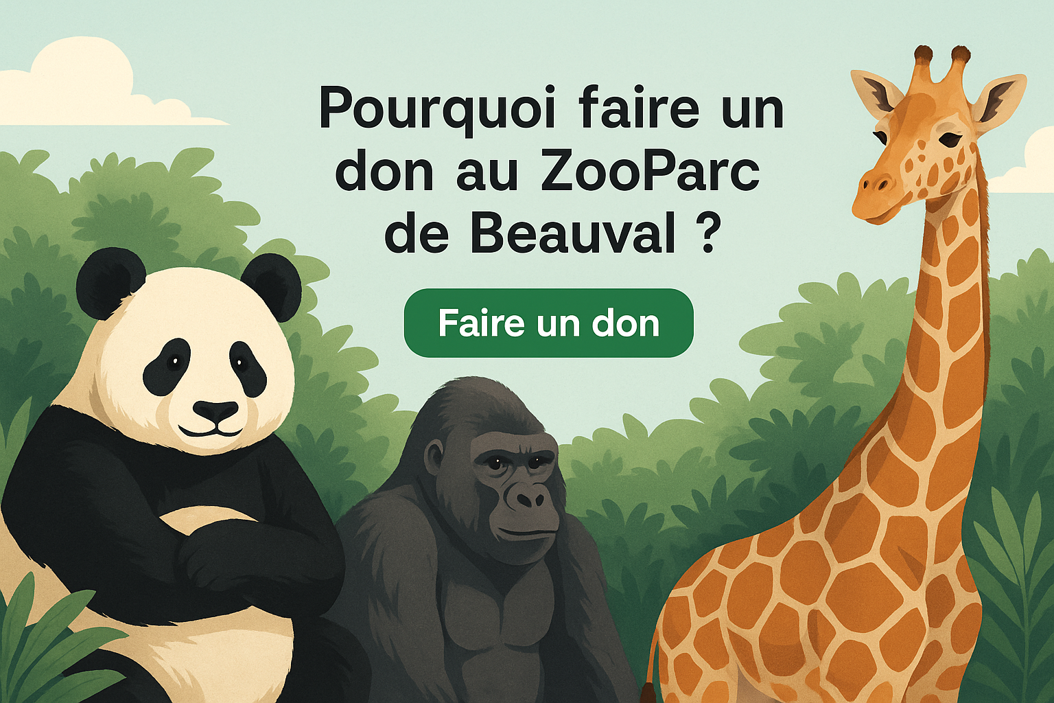 Pourquoi faire un don pour le ZooParc de Beauval ? Un geste pour la biodiversité